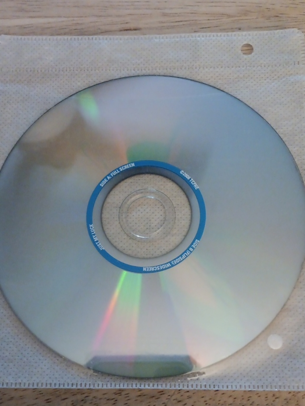 Just My Luck DVD *NO CASE*